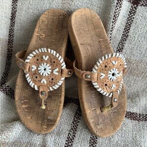 Jack Rogers Georgica Cork Thong Sandals